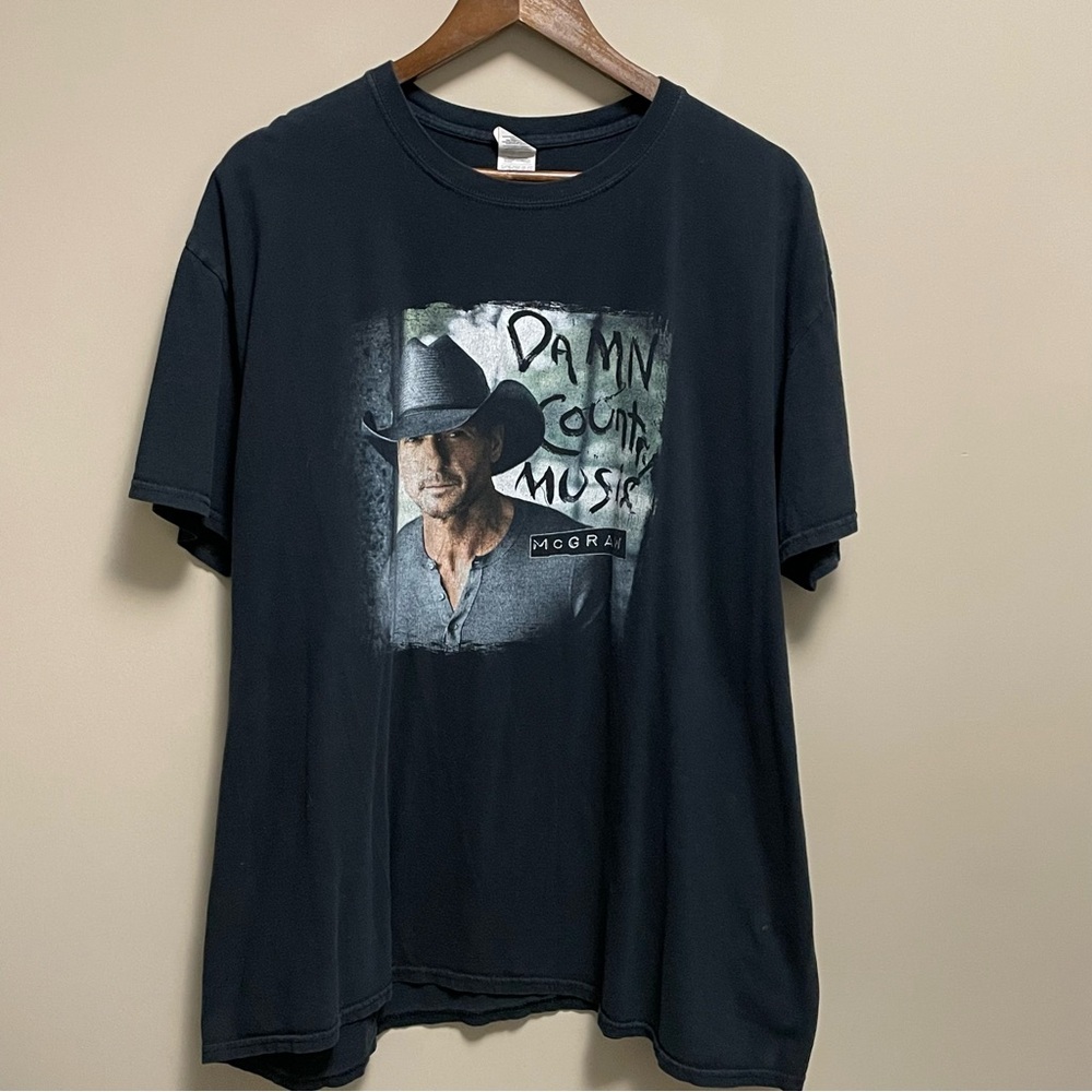 Tim McGraw Country Music Concert T-Shirt Men 2XL Damn Country Music